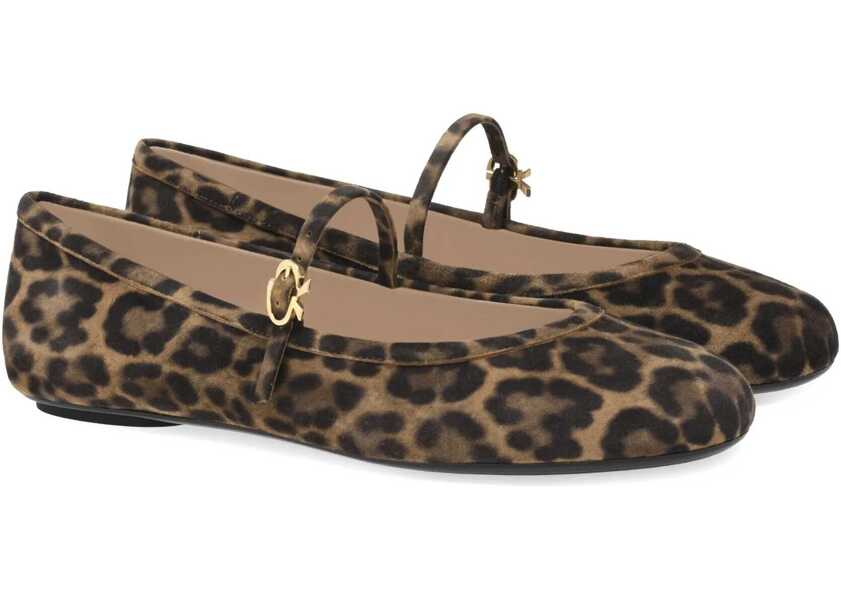 Balerini Gianvito Rossi Ballerina Carla ANIMALIER Femei (BM 18090922) 2