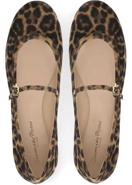 Balerini Gianvito Rossi Ballerina Carla ANIMALIER Femei (BM 18090922) 3