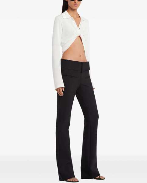 Tricouri Polo COURRGES Cropped Polo Shirt Twist WHITE Femei (BM 18090931) 3