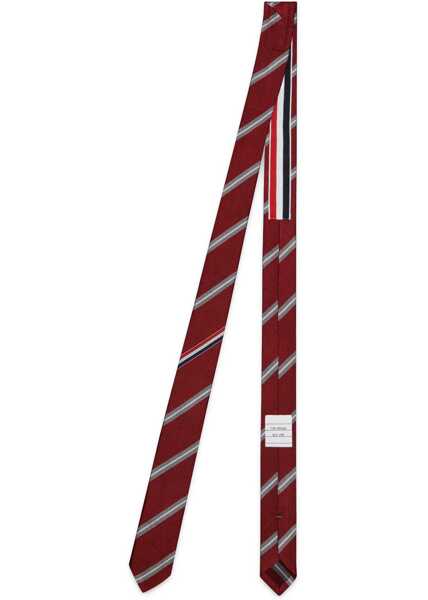 Cravate Thom Browne Silk Tie BORDEAUX Barbati (BM 18090964) 2