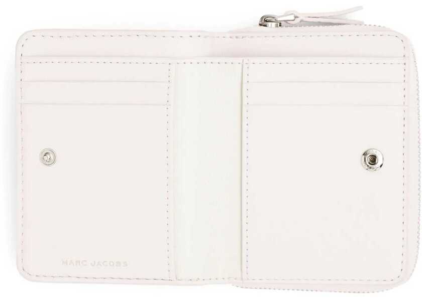 Portofele Marc Jacobs The Compact Mini Wallet IVORY Femei (BM 18090970) 4