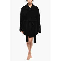 Halate de baie Cotton Terry Beach Bathrobe With Embroidery Femei
