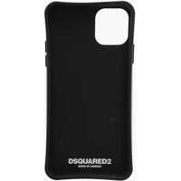 Huse mobil & tablete Dama - Huse mobil & tablete DSQUARED2 Solid Color Iphone 11 Pro Max Case With Contrasting Logo Black Femei (BM 18091189) - B-mall.ro