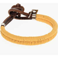 Bratari Embroidered Leather Bracelet Barbati
