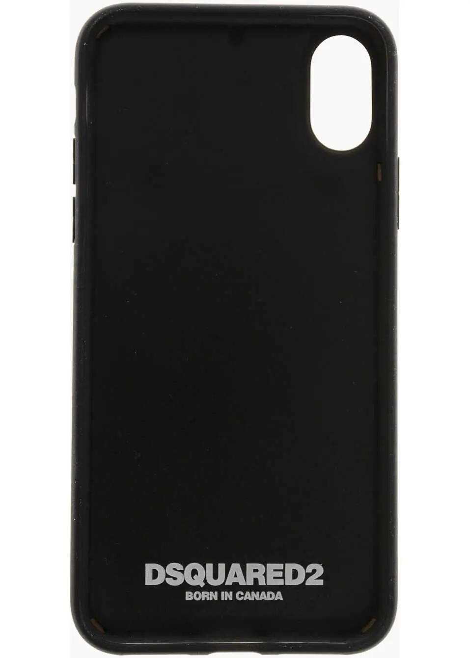 Huse mobil & tablete DSQUARED2 Solid Color Iphone X Case With Contrasting Detail Yellow Femei (BM 18091390) 3