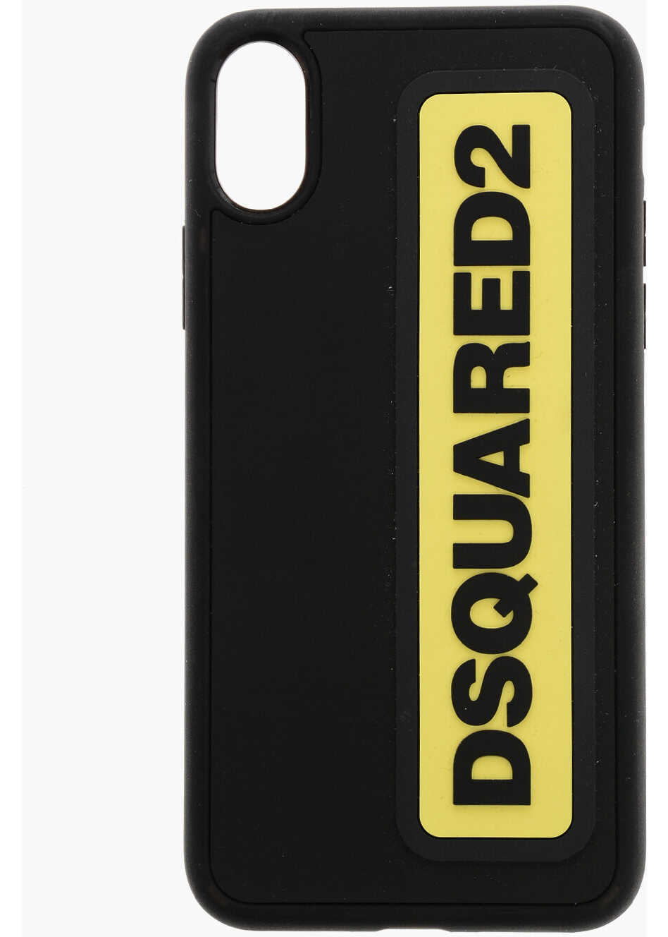 Huse mobil & tablete DSQUARED2 Solid Color Iphone X Case With Contrasting Detail Yellow Femei (BM 18091390) 1