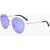 LINDA FARROW Matthew Williamson Aviator Sunglasses With Metal Frame Light Blue
