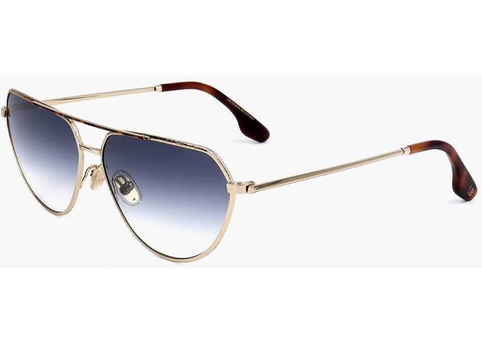 Ochelari de soare Victoria Beckham Aviator Sunglasses With Gradient Lenses Silver Femei (BM 18091528) 2