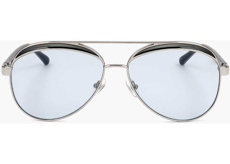 Ochelari de soare LINDA FARROW No 21 Aviator Sunglasses With Metal Frame Silver Femei (BM 18091531) 1