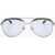 LINDA FARROW No 21 Aviator Sunglasses With Metal Frame Silver