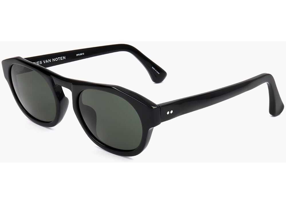 Ochelari de soare LINDA FARROW Dries Van Noten Pantos Sunglasses With Monochrome Lenses Black Femei (BM 18091543) 2