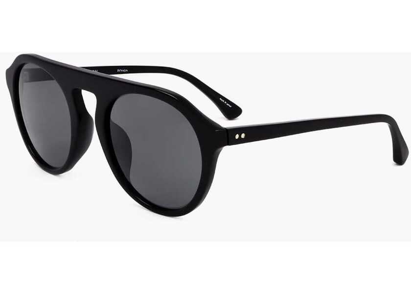 Ochelari de soare LINDA FARROW Dries Van Noten Pantos Sunglasses With Straight Bridge Black Femei (BM 18091549) 2