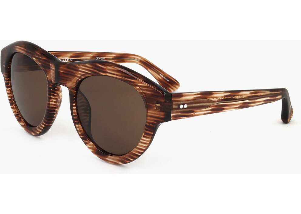 Ochelari de soare LINDA FARROW Dries Van Noten Patterned Frame Sunglasses Brown Femei (BM 18091558) 2