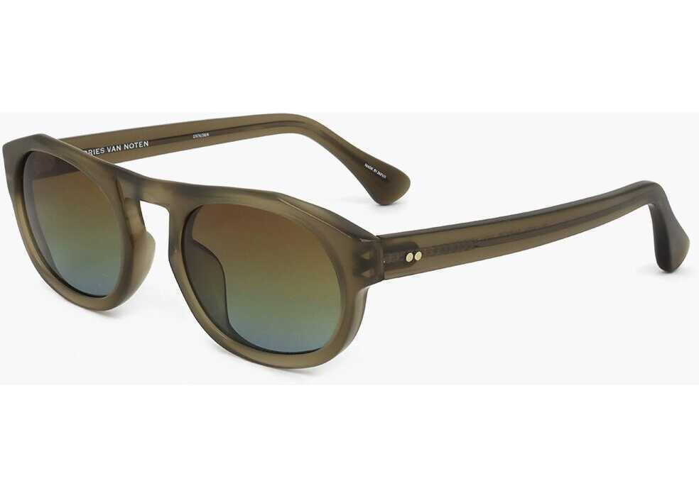 Ochelari de soare LINDA FARROW Dries Van Noten Pantos Sunglasses With Gradient Lenses Brown Femei (BM 18091561) 2