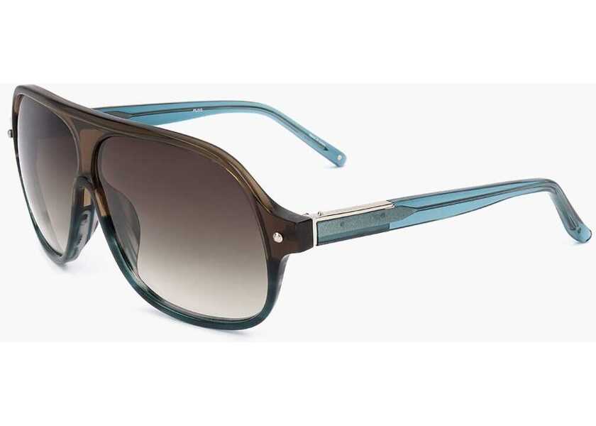 Ochelari de soare LINDA FARROW Phillip Lim Aviator Sunglasses With Gradient Lenses Brown Femei (BM 18091564) 2
