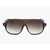 LINDA FARROW Phillip Lim Aviator Sunglasses With Gradient Lenses Brown