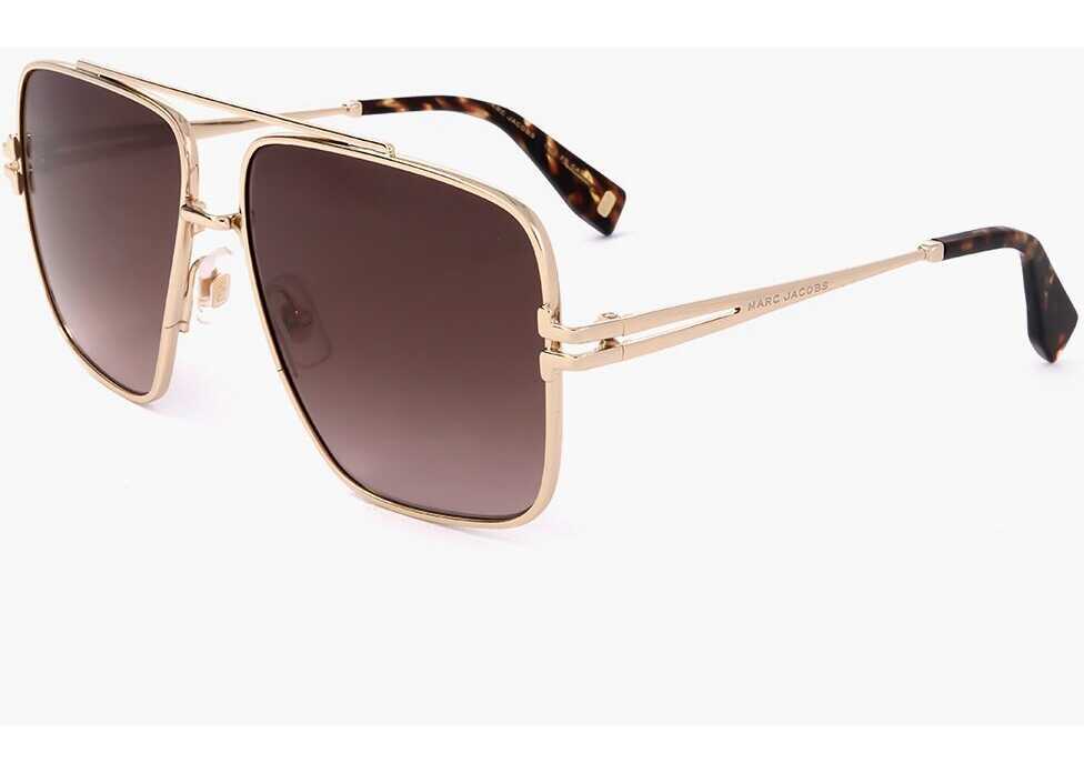 Ochelari de soare Marc Jacobs Runaway Aviator Sunglasses With Gradient Lenses Brown Femei (BM 18091573) 2