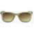 LINDA FARROW Kris Van Assche Wayfarer Sunglasses With Gradient Lenses Military Green