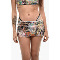 Costume de baie intregi Nylon All-Over Ptinted Beach Cover Up Femei
