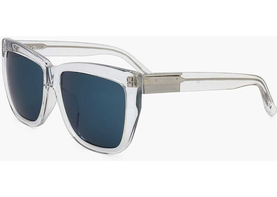 Ochelari de soare LINDA FARROW Phillip Lim Rectangular Sunglasses With Transparent Frame White Femei (BM 18091582) 2