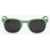 LINDA FARROW Dries Van Noten Wayfarer Sunglasses With Plastic Frame Green