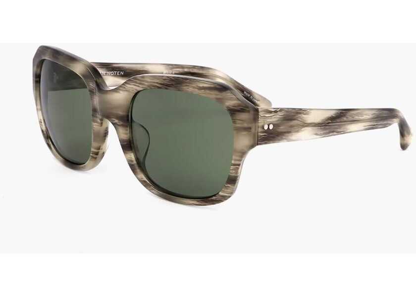 Ochelari de soare LINDA FARROW Dries Van Noten Rectangular Sunglasses With Zebra Patterned Black & White Femei (BM 18091594) 2