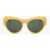 LINDA FARROW Dries Van Noten Sunglasses With See Through Frame Yellow