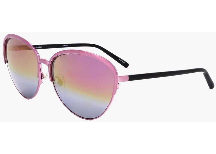 Ochelari de soare LINDA FARROW Matthew Williamson Clubmaster Sunglasses With Multicolored L Multicolor Femei (BM 18091690) 2