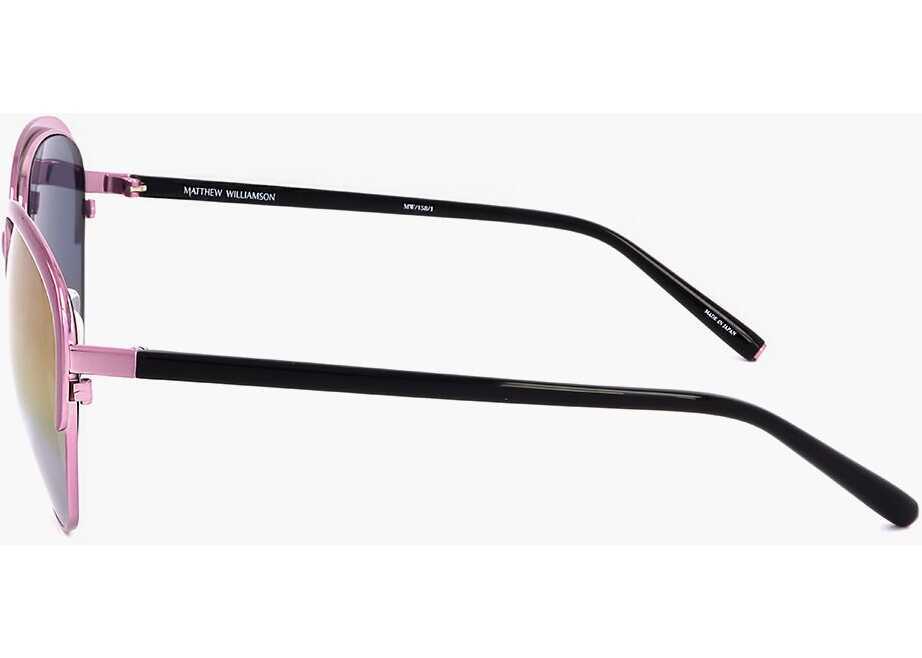 Ochelari de soare LINDA FARROW Matthew Williamson Clubmaster Sunglasses With Multicolored L Multicolor Femei (BM 18091690) 3