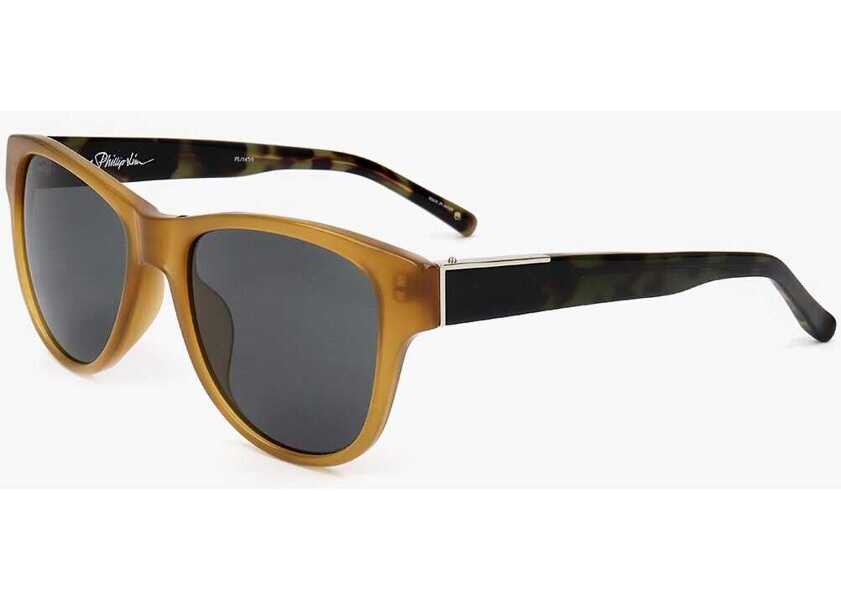 Ochelari de soare LINDA FARROW Phillip Lim Tortoiseshell Detailed Wayfarer Sunglasses Brown Barbati (BM 18091702) 2