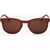 LINDA FARROW Dries Van Noten Wayfarer Sunglasses With Ton-Sur-Ton Lenses Brown