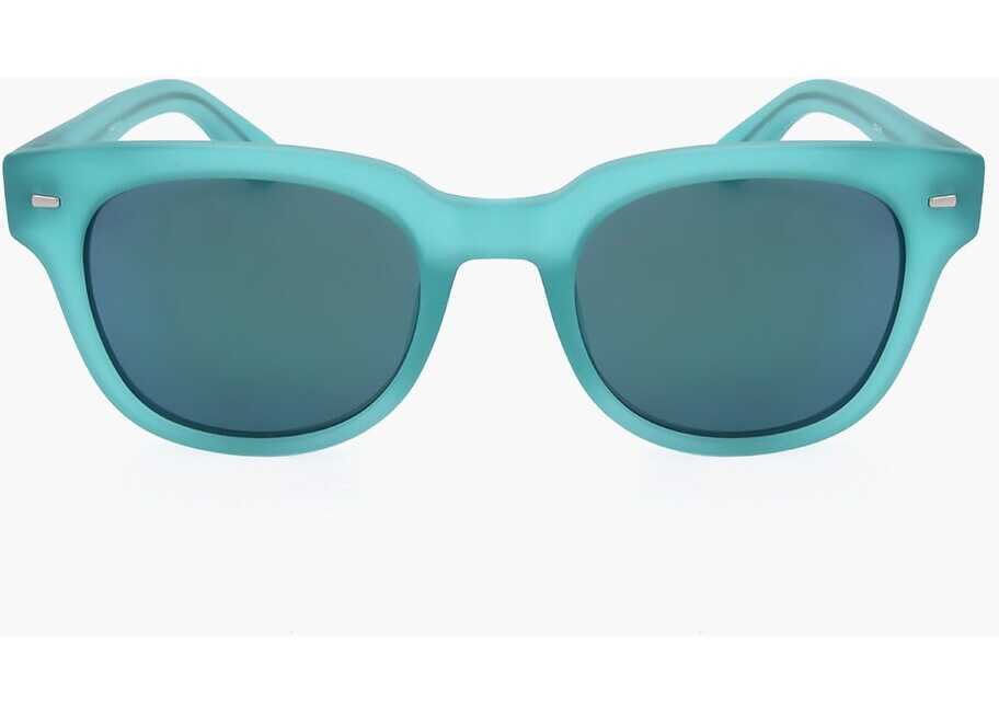 Ochelari de soare LINDA FARROW Jeremy Scott Wayfarer Sunglasses With Matte Frame Light Blue Femei (BM 18091717) 1