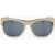 LINDA FARROW Phillip Lim Wayfarer Sunglasses With Wood Effect Detail White