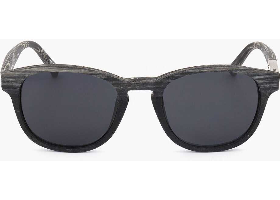 Ochelari de soare LINDA FARROW Phillip Lim Wayfarer Sunglasses With Marble Effect Frame Black Barbati (BM 18091723) 1