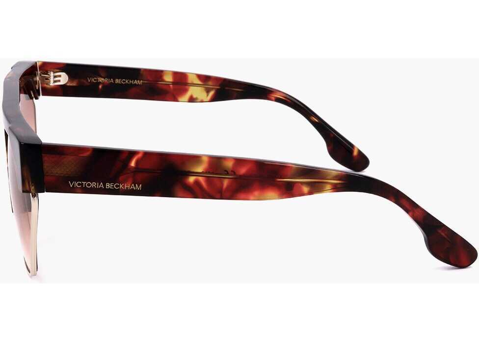 Ochelari de soare Victoria Beckham Clubmaster Sunglasses With Gradient Lenses Brown Femei (BM 18091732) 3