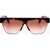 Victoria Beckham Clubmaster Sunglasses With Gradient Lenses Brown