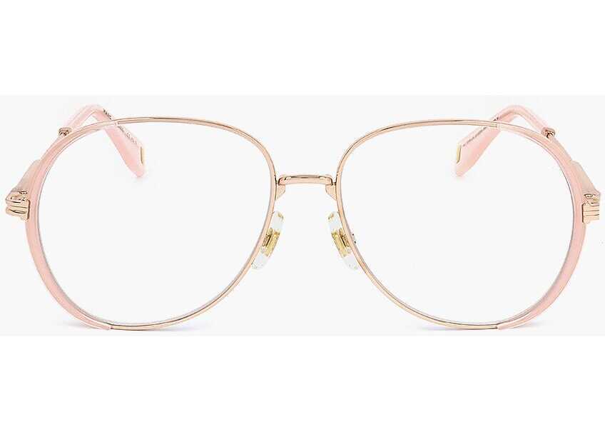 Ochelari de soare Marc Jacobs Runaway No-Prescription Optical Glasses With Metal Frame Pink Femei (BM 18091768) 1