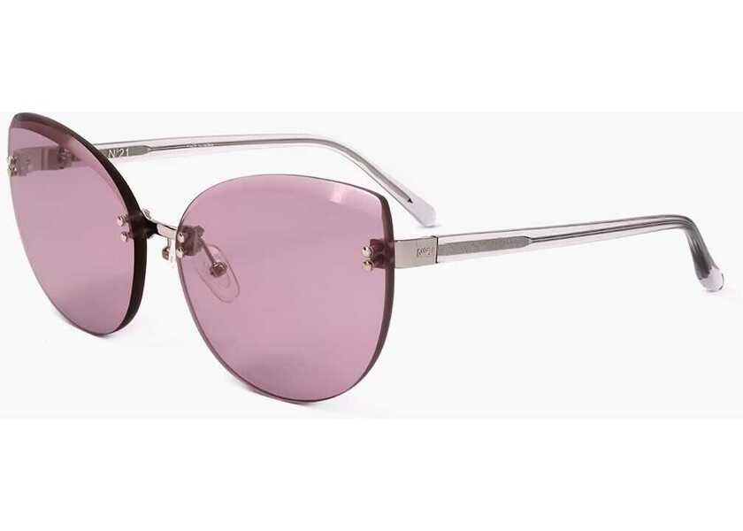 Ochelari de soare LINDA FARROW No 21 Cat-Eye Sunglasses With Full-Lens Design Pink Femei (BM 18091780) 2