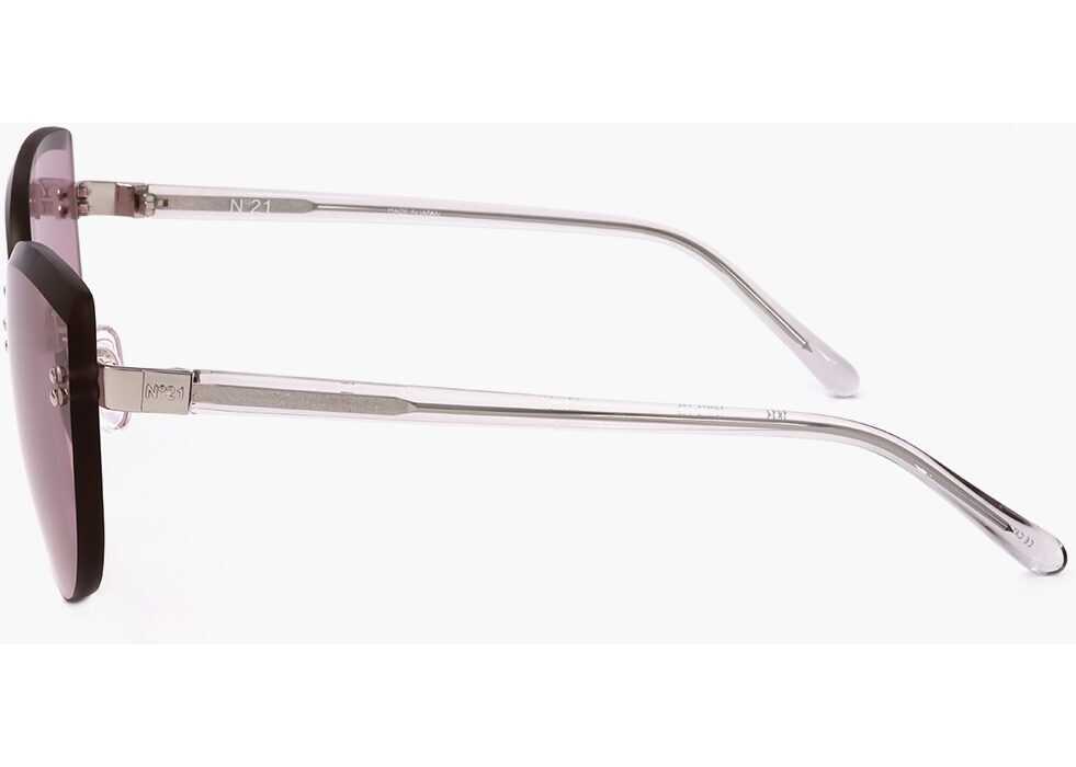 Ochelari de soare LINDA FARROW No 21 Cat-Eye Sunglasses With Full-Lens Design Pink Femei (BM 18091780) 3