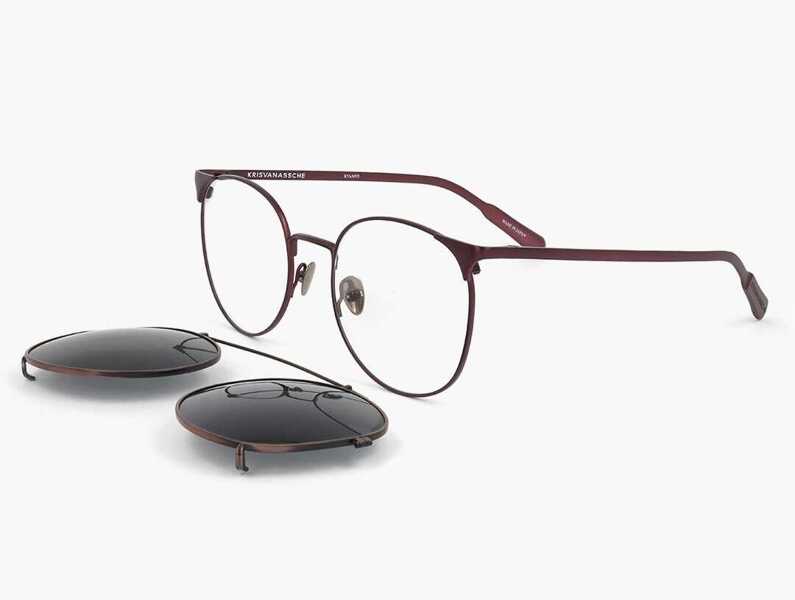 Ochelari de soare LINDA FARROW Kris Van Assche Wayfarer Sunglasses With Removable Mask Black Barbati (BM 18091882) 2