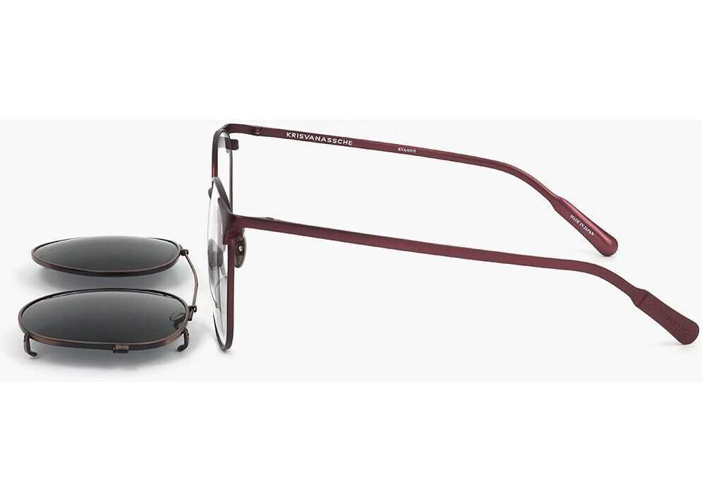 Ochelari de soare LINDA FARROW Kris Van Assche Wayfarer Sunglasses With Removable Mask Black Barbati (BM 18091882) 3