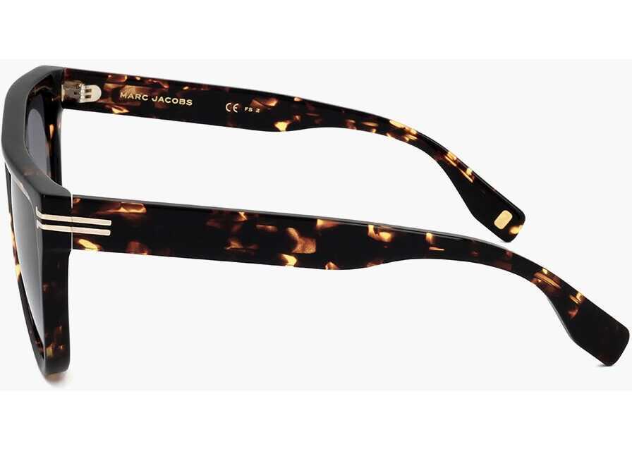 Ochelari de soare Marc Jacobs Runaway Tortoiseshell Sunglasses With Straight Bridge Brown Femei (BM 18091888) 3