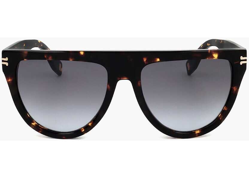 Ochelari de soare Marc Jacobs Runaway Tortoiseshell Sunglasses With Straight Bridge Brown Femei (BM 18091888) 1