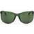 LINDA FARROW Dries Van Noten Wayfarer Sunglasses With Slim Frame Green