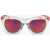 LINDA FARROW Markus Lupfer Transparent Sunglasses With Contrasting Rods Multicolor