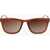LINDA FARROW Kris Van Assche Wayfarer Sunglasses With Gradient Lenses Brown