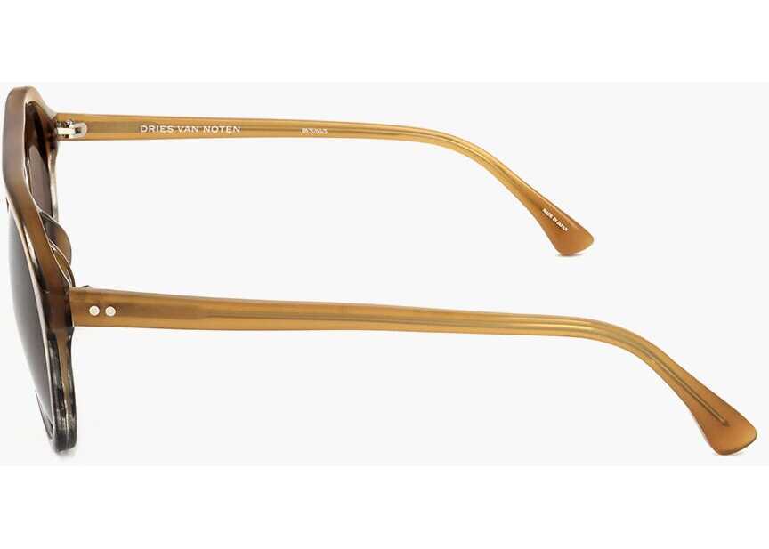 Ochelari de soare LINDA FARROW Dries Van Noten Pantos Sunglasses With Straight Bridge Yellow Femei (BM 18091921) 3