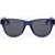 LINDA FARROW Phillip Lim Wayfarer Sunglasses With Animal Patterned Detail Blue