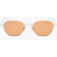 Ochelari de soare LINDA FARROW Alessandra Rich Metal-Framed Sunglasses With Orange Lenses