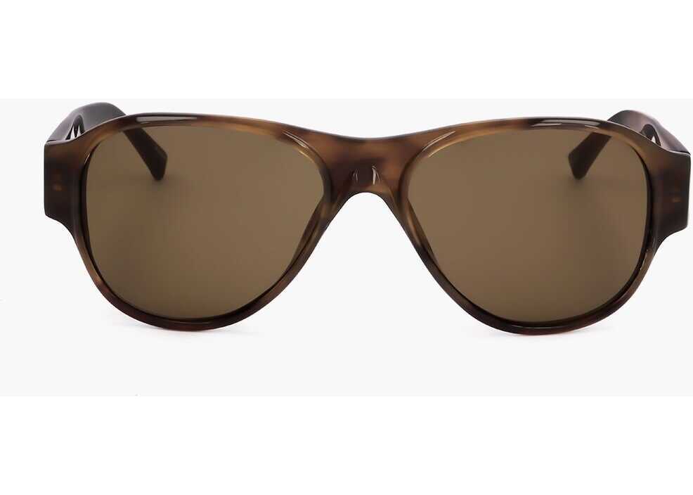 Ochelari de soare LINDA FARROW Dries Van Noten Aviator Sunglasses With Tortoiseshell Frame Brown Femei (BM 18091933) 1